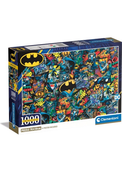 1000 Parça Batman Puzzle 3 (Compact Box)