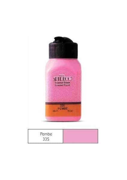 Artdeco Enamel 75 ml Cam ve Seramik Boyası Pembe 130 I-335