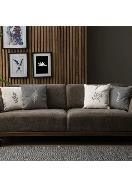4'lü Özel Tasarım Çift Tarafı Desenli Premium Dekoratif Kırlent Kılıfı fiyatları