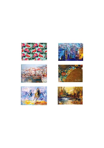 Keskin Color 35X50 15YP Resim Defteri Spiralli 304515-99