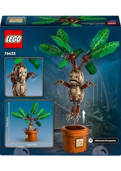 Harry Potter Adamotu 76433 - 10 Yaş ve Üzeri Harry Potter Seven Kız ve Erkek Çocukları Için Koleksiyonluk Saksılı Adamotu Oyuncak Figürü Yapım Seti, Çocuklar Için Doğum Günü Hediyesi (579 Parça) modelleri