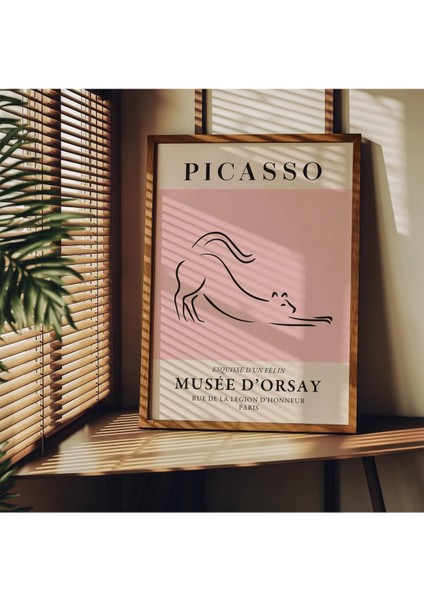 Tanıtım Picasso Çerçevesiz Poster, Modern Dekoratif Çerçevesiz Poster, Tablo, Picasso-4, 40 x 50