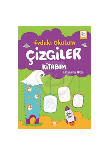Evdeki Okulum - Çizgiler Kitabım - Kukla Yayınları