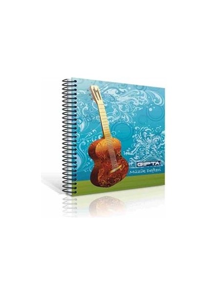 Gıpta A4 Karton Kapak Spiralli Müzik Defteri 40 Yp 1481