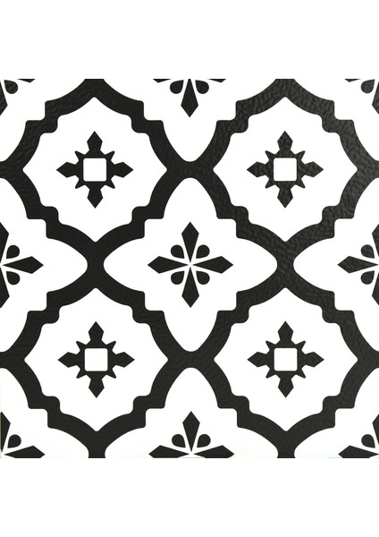 Wallpops FP2480 Comet Peel & Stick Yer Fayansı, Siyah, 10 Adet