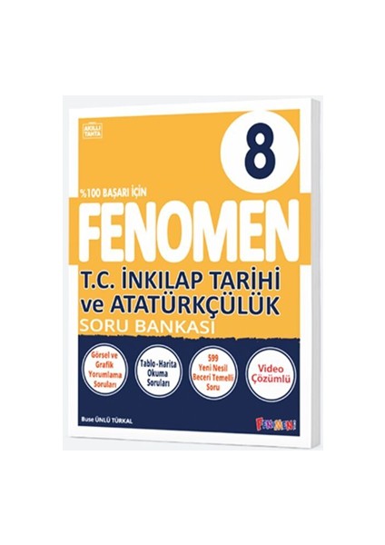 Fenomen Yay.-8.sınıf T.c.inkılap Tarihi ve Atatürkçülük Soru Bankası 2425