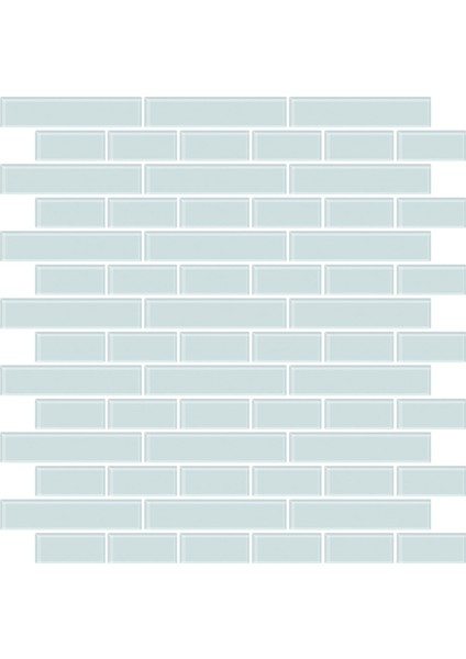 NH2361 Sea Glass Tabakalar ve Sürücü Düet Fayans, Mavi