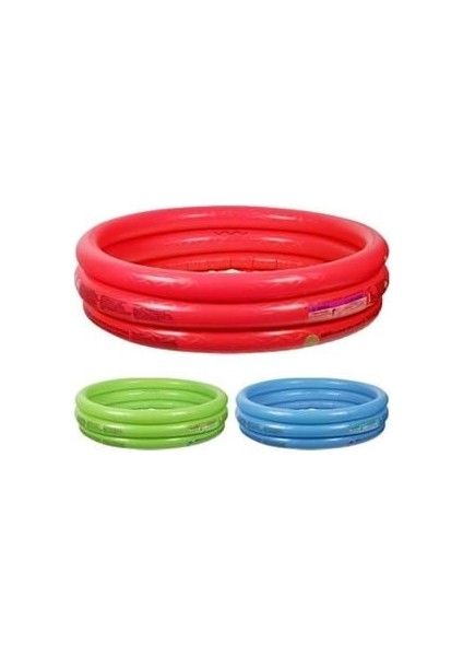 Bestway 102X25 cm Üç Bölmeli Şişme Havuz 51024