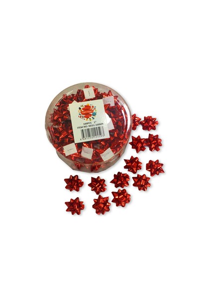 Nedi Yıldız Süs Mini Boy 100"LÜ Kırmızı 100MR