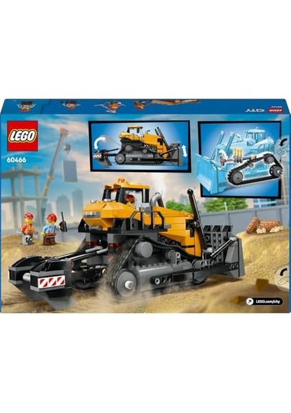 City Sarı Buldozer 60466 - 8 Yaş ve Üzeri Çocuklar Için Inşaat Sahası Temalı Araç ve Ekipman Oyuncak Yapım Seti, Doğum Günü Hediyesi (682 Parça) modelleri