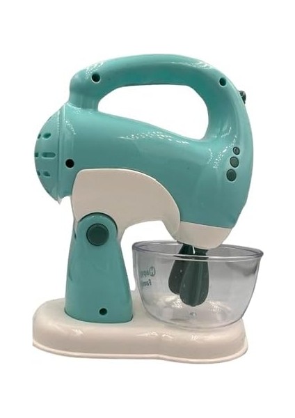 Çırpıcıları Hareketli Ayrılabilir El Mikseri Çırpma Kaseli Pilli Mutfak Oyuncak Set Mavi - Pembe Kız Erkek Oyuncakları Aşçılık Mutfak Eğitimi (Mavi) modelleri