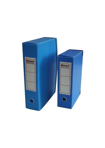 Üçgen 29X36X10 Proje Kutusu Geniş Battal Mavi