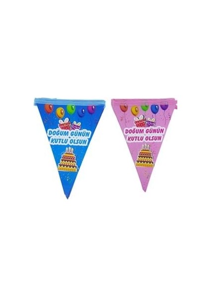 Nedi Üçgen Flama 'doğum Günün Kutlu Olsun' 2280
