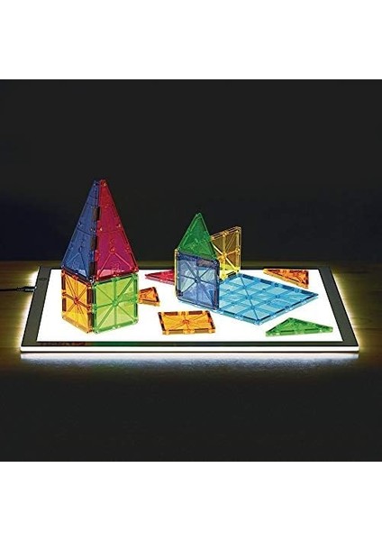 Magna Tiles Clear Colors 100 Parça Manyetik LEGO modelleri