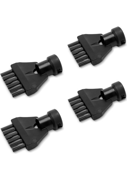 Orijinal Derz Fırçası Seti, 4 Fırçalı, Tüm Kärcher Sc Easyfix ve Deluxe Buharlı Temizleyiciler Için, Siyah