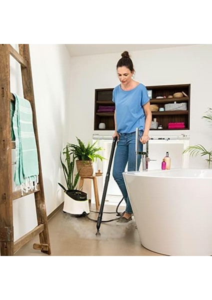 Orijinal Derz Fırçası Seti, 4 Fırçalı, Tüm Kärcher Sc Easyfix ve Deluxe Buharlı Temizleyiciler Için, Siyah modelleri