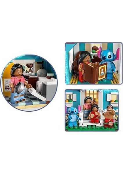 Lilo ve Stiç Plaj Evi 43268-9 Yaş Üzeri Prenses Seven Kız ve Erkek Çocuklar Için 6 Odası ve Çatı Gözlemevi Olan Uzay Gemisi ve 5 Minifigür Içeren Yaratıcı Oyuncak Yapım Seti (834 Parça) fiyatları