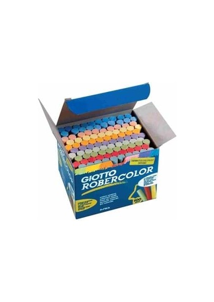 Robercolor Tebeşir 100 Lü Karışık Renkli