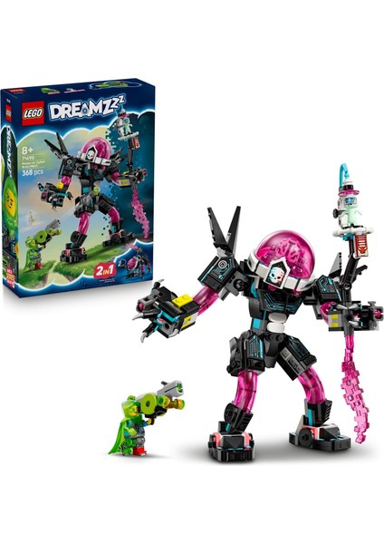 Mateo, Siber Beyin Robotuna Karşı 71495-8 Yaş ve Üzeri Çocuklar Için Mermi Atıcılar, Açılan Kokpit ve Mateo Minifigürü ile Düşçü Figürü Içeren Yaratıcı Oyuncak Yapım Seti (368 Parça)