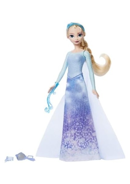 Filminden Ilham Alan Mattel Karlar Ülkesi Eğlenceli Sürprizler Elsa Bebek Seti, 5 Aksesuar, 5 Çıkartma ve 1 Oyun Alanı Içeren 11 Sürpriz, JBG59 fiyatları