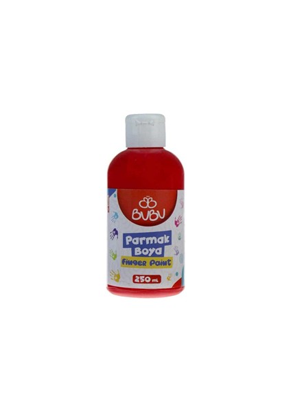 Bubu 250 ml Parmak Boyası Kırmızı PAR013