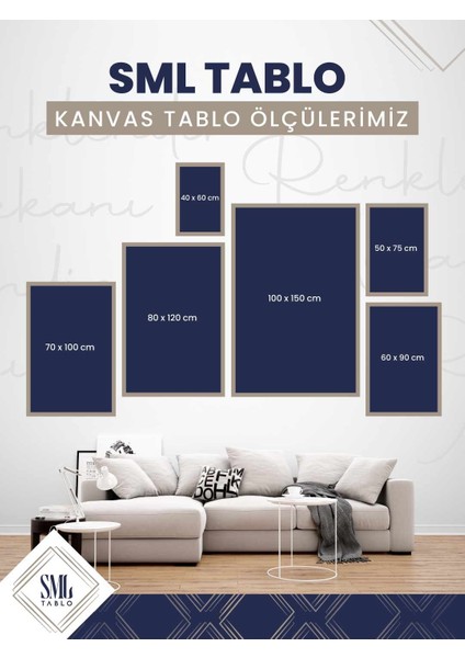 Hz Ali Hz Hüseyin Hz Hasan Alevi Din Çerçeveli Yatay Kanvas Tablo modelleri