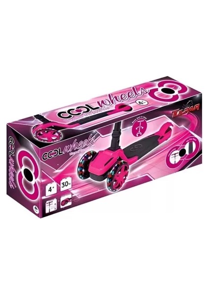 Cool Wheels Tulpar Işıklı Katlanabilir Scooter Pembe modelleri