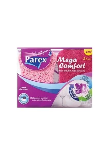 Parex Mega Komfort Oluklu Sünger 2 Li 1909240