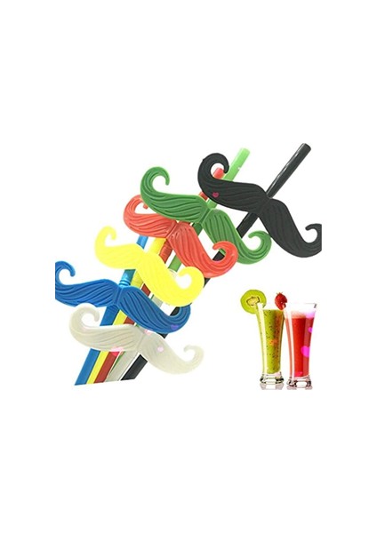 Elif Figürlü Plastik Pipet 5"li BS-005