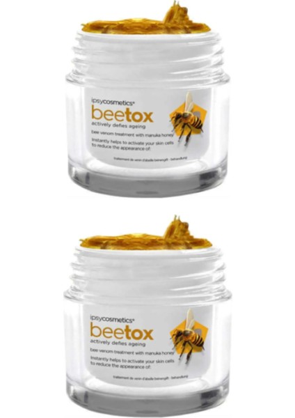 Bee Tox Arı Zehri Kırışıklık Karşıtı Gergin Yüz Bakım Kremi 100 ml 2 Adet