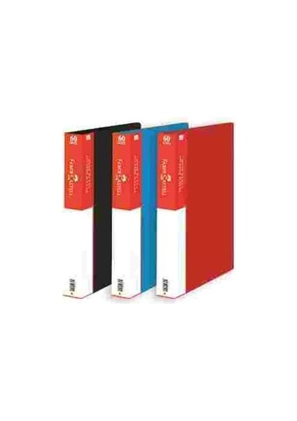 Faber Castell A4 Sunum Dosyası 60 Lı Siyah 160101