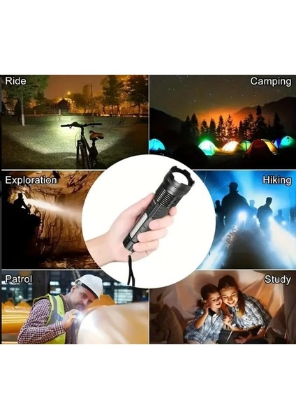 B15 Şarjlı Ledli Fosforlu El Feneri fiyatları