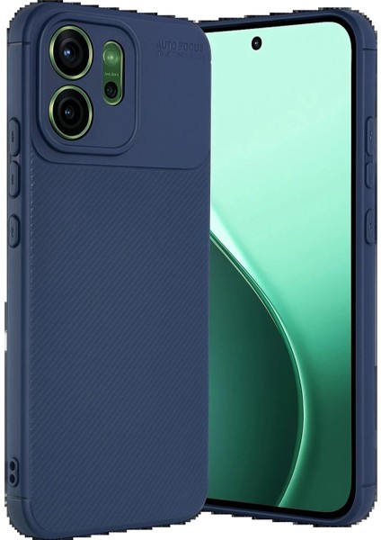 Oppo Reno 14 Auto Focus Karbon Kapak - Lacivert