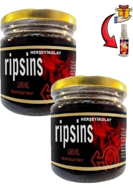 Ripsins Çoban Çökertenli Erkeklere Özel Güçlenme Takviyesi 240 gr x 2 Ad + Lustra Masaj Yağı