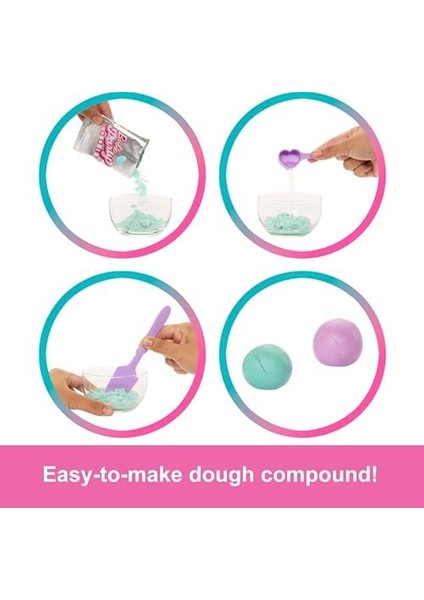 Parti Paketi Bebek ve Aksesuarlar, Minik Dostumun Doğum Günü Serisi Parti Yıldızları Seti ve Renk Değişimi ile Pasta Süsleme Etkinliği Dahil 10 Sürpriz, JFG72 modelleri