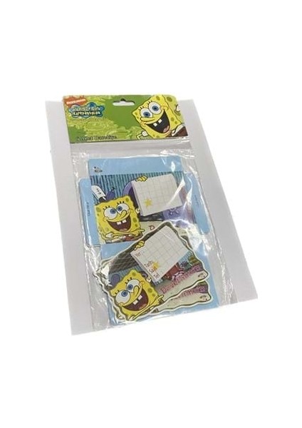 Global Sünger Bob Davetiye+Zarf 6 Lı