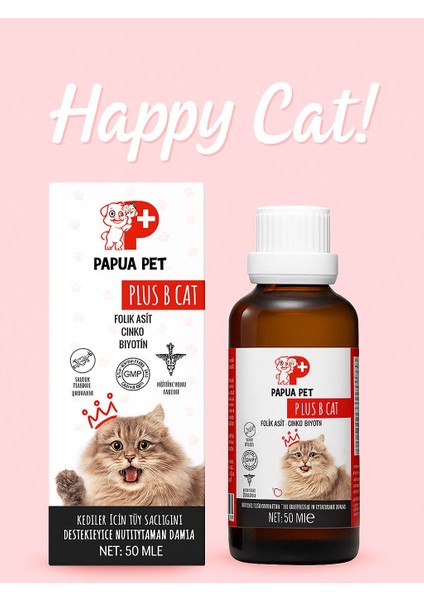 Plus B Cat Tüy Sağlığını Destekleyen Vitamin