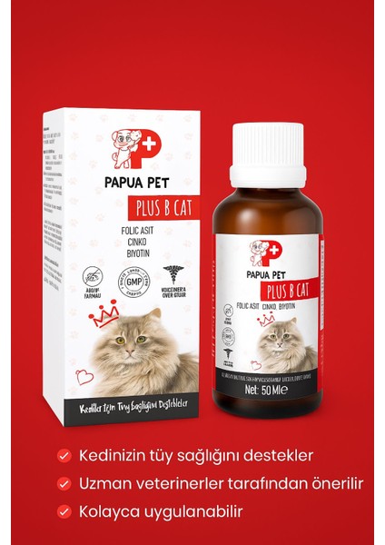 Plus B Cat Tüy Sağlığını Destekleyen Vitamin fırsatları