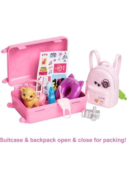 Seyahatte Bebeği ve Aksesuarları Bebek ve Aksesuarları, Yavru Köpeğiyle Seyahat Seti HJY18 fiyatları