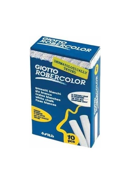 Robercolor Tebeşir 10 Lu Beyaz