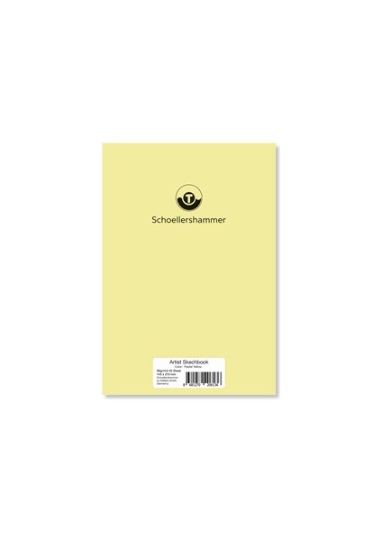 Schoellershammer A5 90 gr Sketchbook (Eskiz Defteri) 30 Yp Pastel Yellow