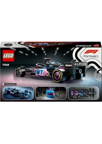 Speed Champions Bwt Alpine F1 Team A524 Yarış Arabası 77248 - 10 Yaş ve Üzeri Çocuklar Için Koleksiyonluk Sürücü Minifigürü Içeren Yapım Seti (258 Parça) fiyatları