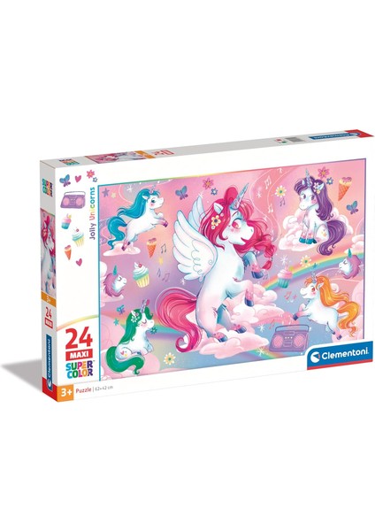 24 El. Maxi Super Kolor Jolly Unicorns