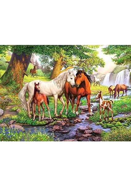 Puz Nehirde Atlar modelleri