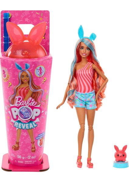 Pop Reveal™ Mikshake Serisi - Pembe Pop Reveal Shakes Serisi Bebek ve Aksesuar Seti, Kokulu ve Sevimli Kedicik Temalı Bebek JCN87
