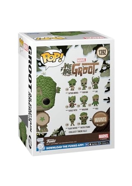 Pop! : 85. Yıldönümü - Biz Groot, Kaptan Amerika Olarak Groot'uz modelleri