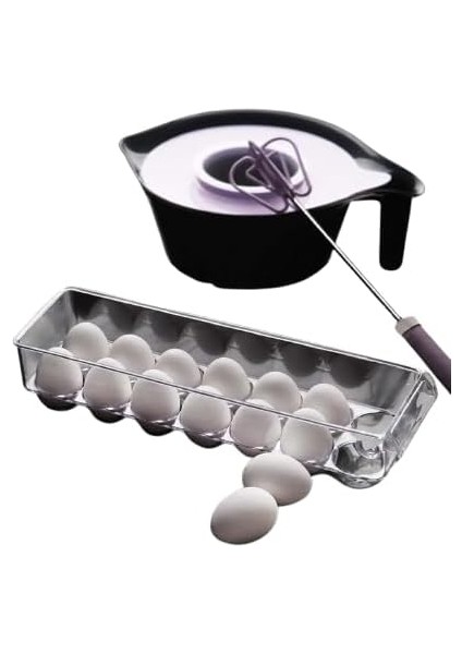 Home 14'lü Kapaklı Yumurta Saklama Kabı Şeffaf