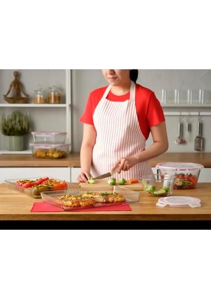 Kırmızı Contalı Borcam Saklama Kabı 860 cc - Tekli fiyatları