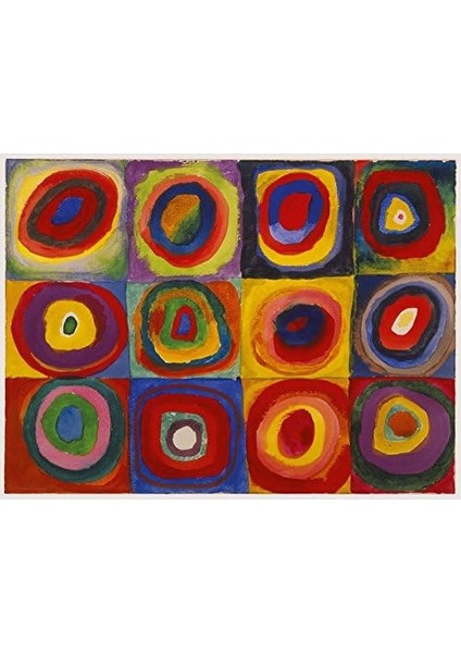 16377 - Kandinsky: Kareler 1913 - 1500 Parça Puzzle fiyatları