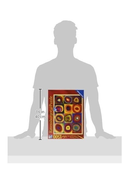 16377 - Kandinsky: Kareler 1913 - 1500 Parça Puzzle modelleri